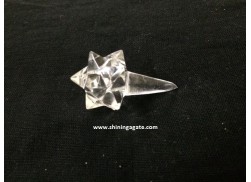 CRYSTAL QUARTZ 12 POINT STAR WITH LONG POINT