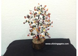 300BDS MULTICOLOR GEMSTONE TREE WITH STEP