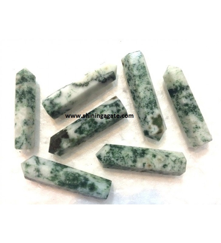 TREE AGATE SINGLE TERMINATED PENCIL POINTS