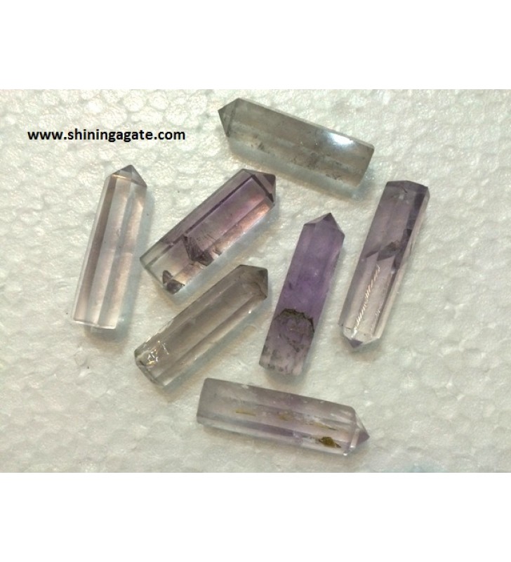 AFRICAN AMETHYST SINGLE TERMINATED PENCIL POINTS