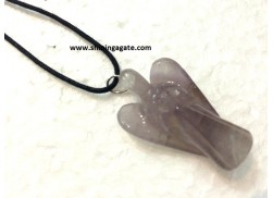 AMETHYST ANGEL PENDANT WITH CORD