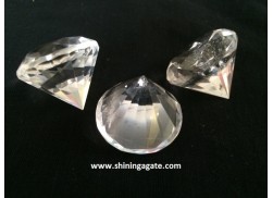 CRYSTAL QUARTZ PRANIC DIAMONDS 30-40MM