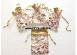 PINK SATIN POUCH