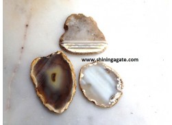 GREY AGATE SLICES