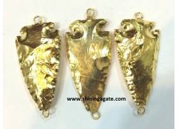 FULLY GOLD PLATED 2" ARROWHEAD CONNECTORS